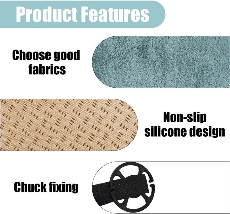 LHDOS Sheepskin Car Seat Cushion, Soft Comfort Winter Driver Seat Cover, Fluffy Faux Fur Front Seat Pad, Car Seat Protector Pad for Office Chair, Universal Interior Accessory for Car SUV Truck (Grey) - Image 3